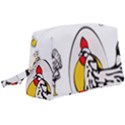 Roseanne Chicken Wristlet Pouch Bag (Large) View1