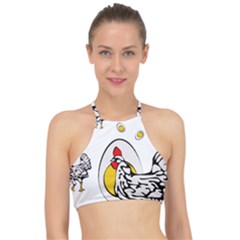 Roseanne Chicken Racer Front Bikini Top by EvgeniaEsenina