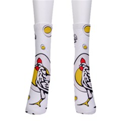 Roseanne Chicken Men s Crew Socks by EvgeniaEsenina