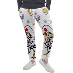 Roseanne Chicken, Retro Chickens Men s Jogger Sweatpants by EvgeniaEsenina