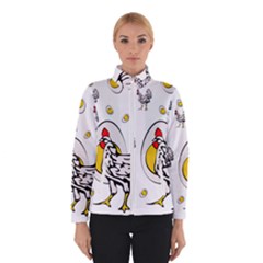 Roseanne Chicken, Retro Chickens Winter Jacket