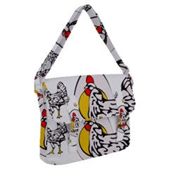 Roseanne Chicken, Retro Chickens Buckle Messenger Bag