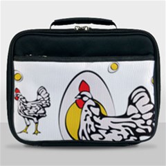 Roseanne Chicken, Retro Chickens Lunch Bag by EvgeniaEsenina