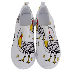 Roseanne Chicken, Retro Chickens No Lace Lightweight Shoes by EvgeniaEsenina