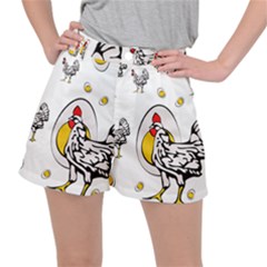 Roseanne Chicken, Retro Chickens Ripstop Shorts by EvgeniaEsenina