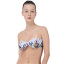 Roseanne Chicken, Retro Chickens Classic Bandeau Bikini Top  View1