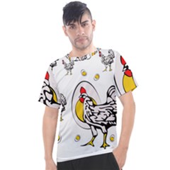 Roseanne Chicken, Retro Chickens Men s Sport Top