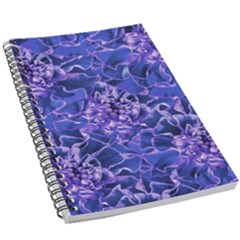 Vibrant Blue Flowers Pattern Motif 5 5  X 8 5  Notebook by dflcprintsclothing