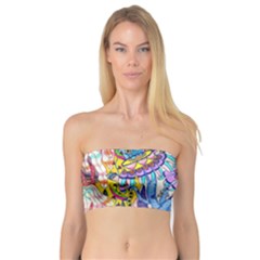 Mountain Abstract Bandeau Top by okhismakingart