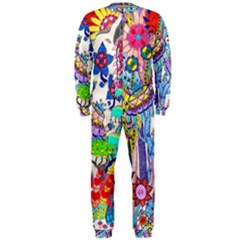 Mountain Abstract Onepiece Jumpsuit (men)  by okhismakingart