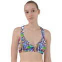 Mountain Abstract Sweetheart Sports Bra View1