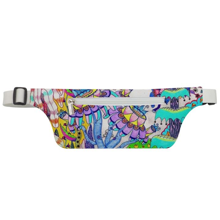 Mountain Abstract Active Waist Bag