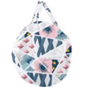 Patchwork  Giant Round Zipper Tote View1