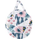 Patchwork  Giant Round Zipper Tote View2