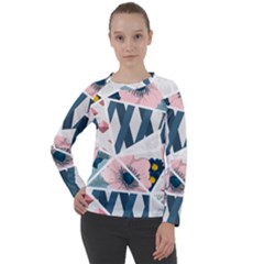 Patchwork  Women s Long Sleeve Raglan Tee