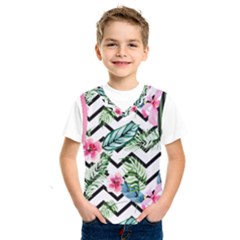 Tropical Zig Zag Pattern Kids  Sportswear by designsbymallika