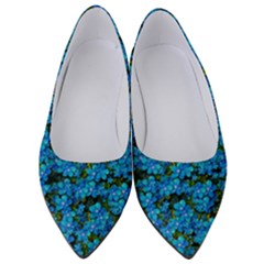 Blue Sakura Forest  Tree So Meditative And Calm Women s Low Heels