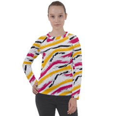 Painted Shades Women s Long Sleeve Raglan Tee