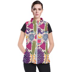 Spring Pattern Women s Puffer Vest by designsbymallika