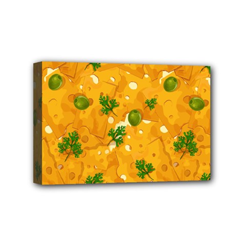 When Cheese Is Love Mini Canvas 6  X 4  (stretched) by designsbymallika