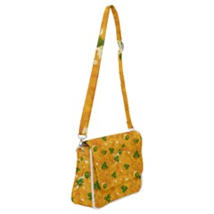 When Cheese Is Love Shoulder Bag With Back Zipper by designsbymallika