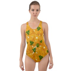 When Cheese Is Love Cut-out Back One Piece Swimsuit by designsbymallika