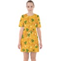 When Cheese Is Love Sixties Short Sleeve Mini Dress View1