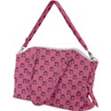 60s Ombre Hair Girl Pink Canvas Crossbody Bag View2