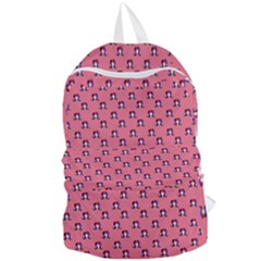 60s Ombre Hair Girl Pink Foldable Lightweight Backpack by snowwhitegirl