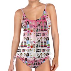 Kawaii Collage Pink Ombre Tankini Set by snowwhitegirl