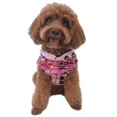 Kawaii Collage Pink Ombre Dog Fleece