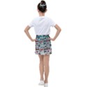 Kawaii Collage Teal  Ombre Kids  Tennis Skirt View2