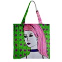 Darla Zipper Grocery Tote Bag View1