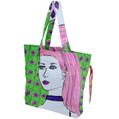 Darla Drawstring Tote Bag by snowwhitegirl