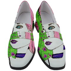 Darla Women s Chunky Heel Loafers by snowwhitegirl