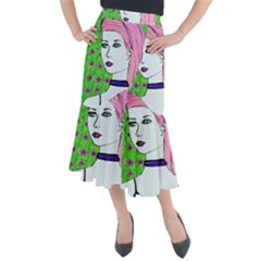 Darla Midi Mermaid Skirt by snowwhitegirl