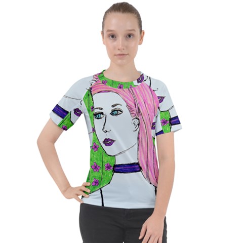 Darla Women s Sport Raglan Tee by snowwhitegirl