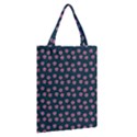 Peach Purple Daisy Flower Teal Classic Tote Bag View2