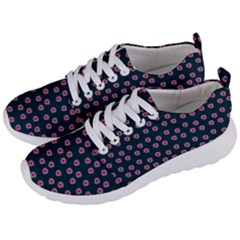 Peach Purple Daisy Flower Teal Men s Lightweight Sports Shoes