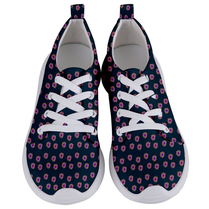 Peach Purple Daisy Flower Teal Women s Lightweight Sports Shoes