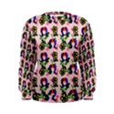 60s Girl Pink Floral Daisy Women s Sweatshirt View1