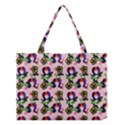 60s Girl Pink Floral Daisy Medium Tote Bag View1