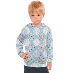 Floral Work Kids  Hooded Pullover by designsbymallika