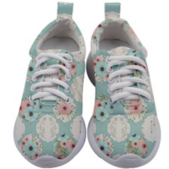 Floral Work Kids Athletic Shoes