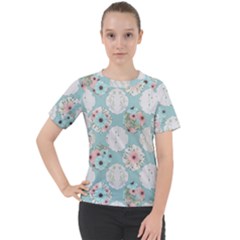 Floral Work Women s Sport Raglan Tee