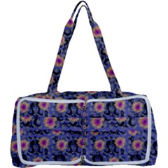 60s Girl Floral Blue Multi Function Bag by snowwhitegirl