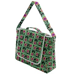 60s Girl Floral Green Box Up Messenger Bag