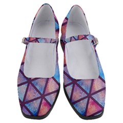 Triangle Mandala Pattern Women s Mary Jane Shoes by designsbymallika