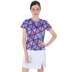 Triangle Mandala Pattern Women s Sports Top by designsbymallika