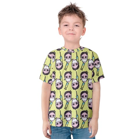 Doctor Pattern Kids  Cotton Tee by snowwhitegirl